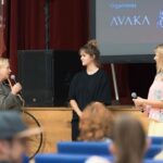 Vilkijos kultūros centro direltorė dėkoja viešnioms