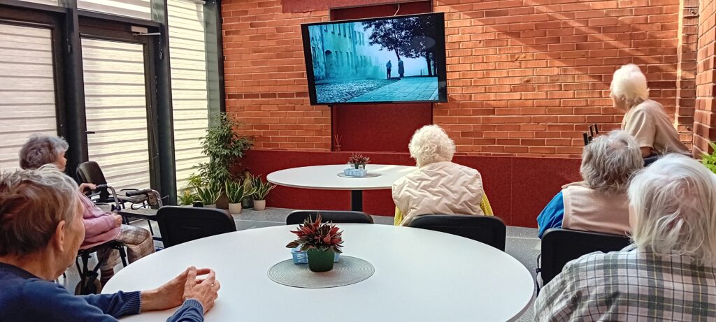 Vilkijos PSPC demonstruojamas filmas