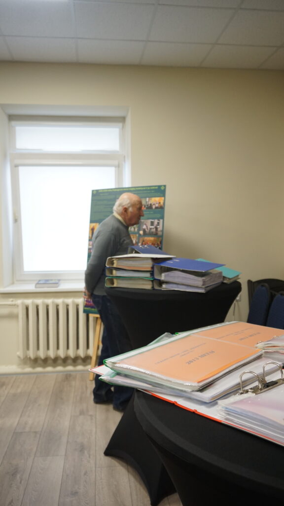 Apžiūrima paroda Kauno rajono 70 – mečiui.