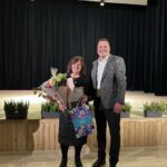 Vilkijos miesto seniūnas Paulius Amanaitis ir Regina Pukalskienė