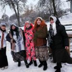 Šokių kolektyvas ,,Skrajūnė" taip pat vijo žiemą