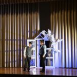 Spektaklio ,,Atžalynas" spektaklio akimirka Alšėnuose