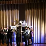 Spektaklio ,,Atžalynas" spektaklio akimirka Alšėnuose