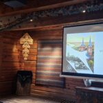 Kauno rajono savivaldybės Kultūros paveldo skyriaus vyr. specialistas, istorikas ir paveldosaugininkas Žilvinas Rinkšelis skaitė pranešimą „Vilkija praeityje ir šiandien. Paveldo ištekliai“