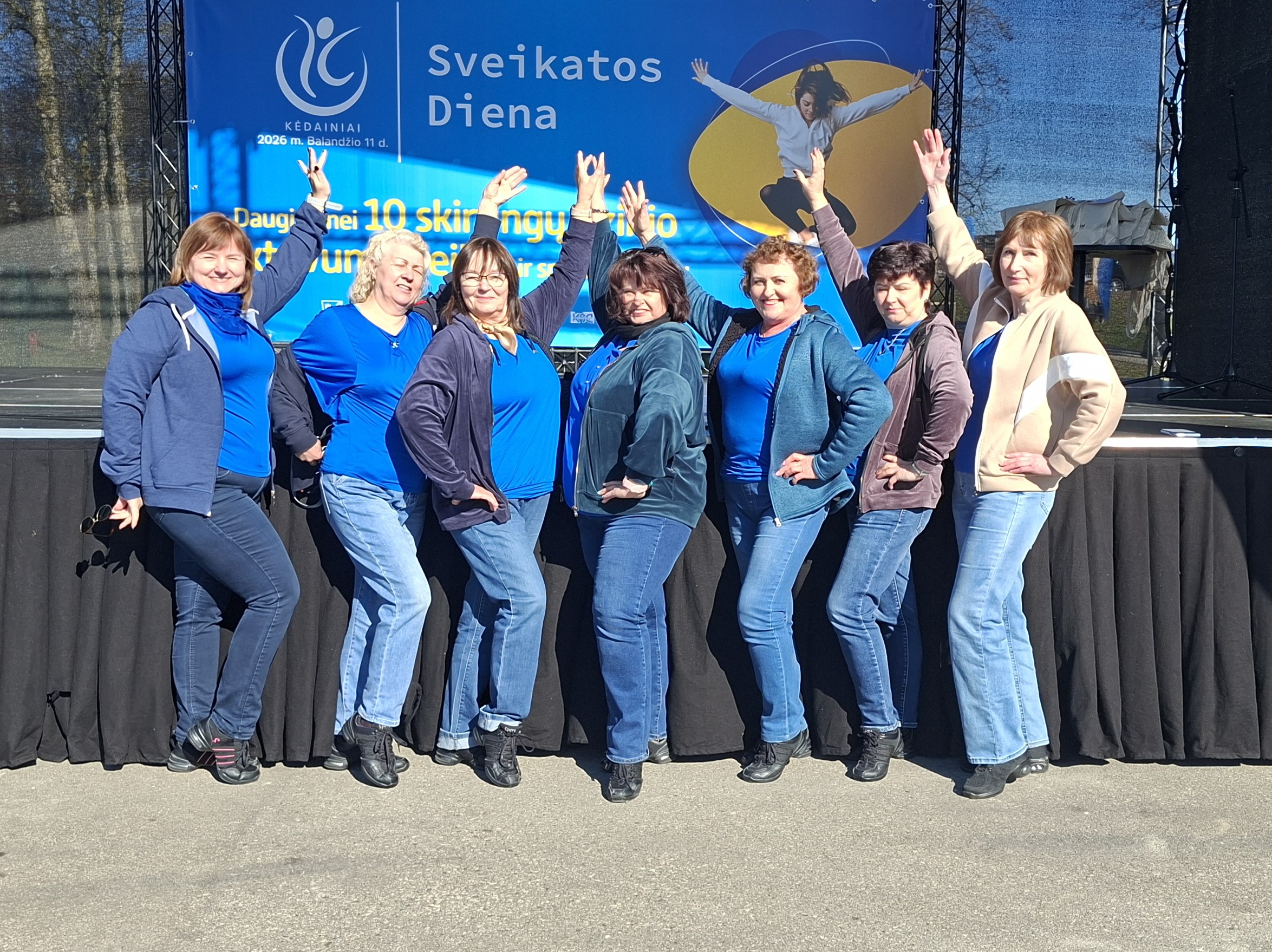 Šokių kolektyvas ,,Skrajūnė" Sveikatos dienos renginyje Kėdainiuose