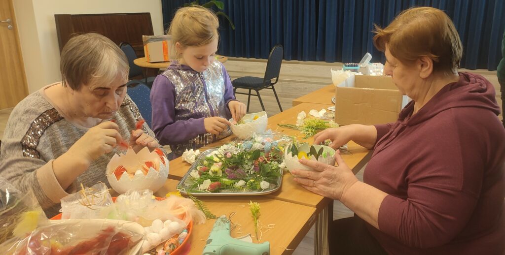 Akimirka iš edukacijos „Kurkime Velykas kartu“