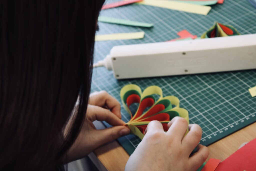 Akimirka iš akcijos „Geltona – žalia – raudona“, skirtos Lietuvos nepriklausomybės atkūrimo dienai paminėti.