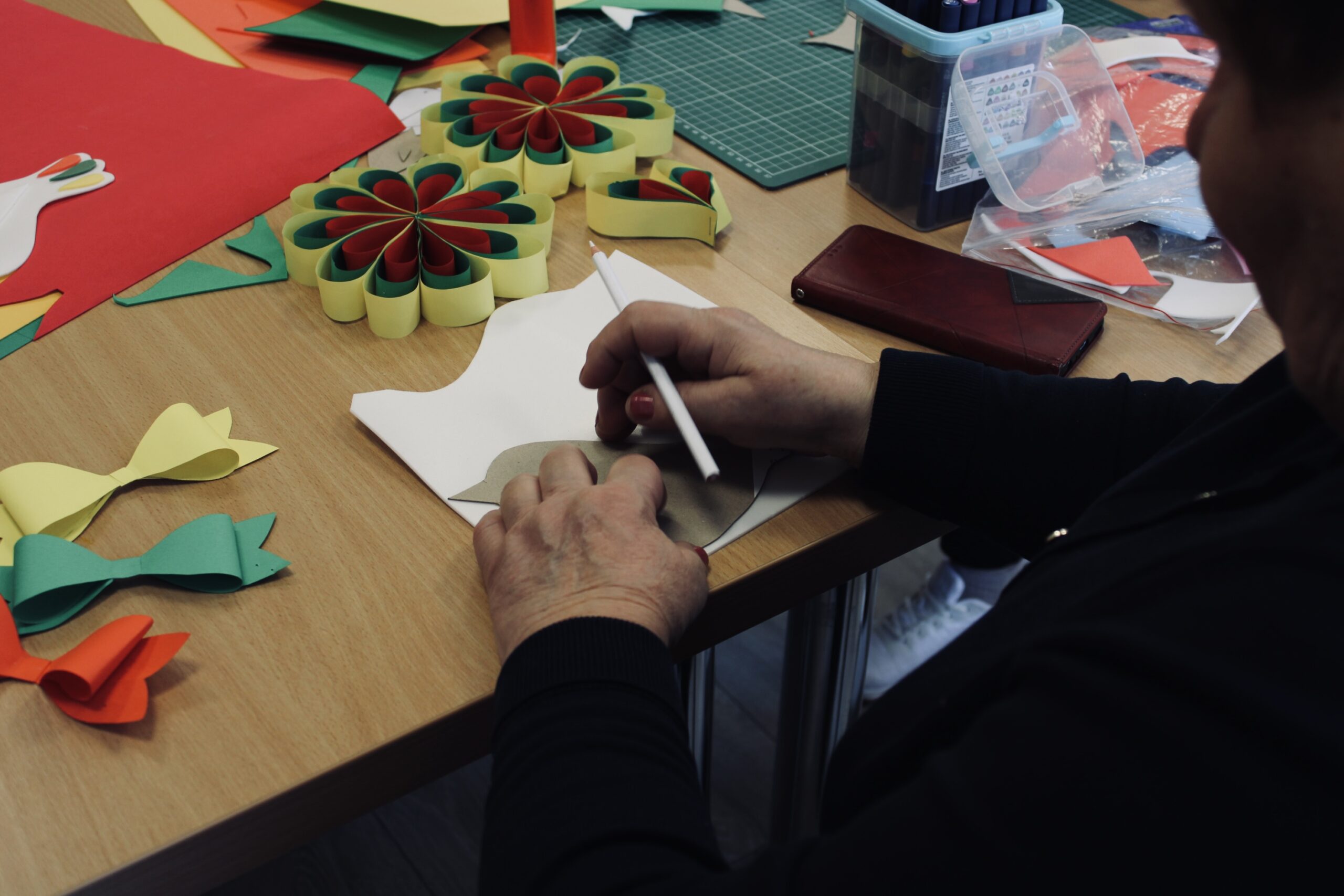 Akimirka iš akcijos „Geltona – žalia – raudona“, skirtos Lietuvos nepriklausomybės atkūrimo dienai paminėti.