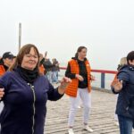 Šeštadienio rytą- antra repeticija ant Palangos tilto