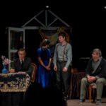 Čekiškės laisvalaikio salės teatro studijos „Kartos“ spektaklis „Atžalynas“, pagal K. Binkį- Vilkijos kultūros centre. Foto Gintarės Anužės