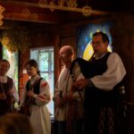 Liaudiškos muzikos kapelos „Vydraga“ koncertas- A. ir J. Juškų etninės kultūros muziejuje. Foto Gintarės Anužės