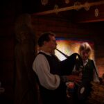 Liaudiškos muzikos kapelos „Vydraga“ koncertas- A. ir J. Juškų etninės kultūros muziejuje. Foto Gintarės Anužės