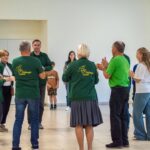 Smagius ratelius vedė ir visus įsuko į šokį Vilkijos kultūros centro, Čekiškės laisvalaikio salės tautinių šokių kolektyvas "Volungė"