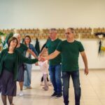 Smagius ratelius vedė ir visus įsuko į šokį Vilkijos kultūros centro, Čekiškės laisvalaikio salės tautinių šokių kolektyvas "Volungė"