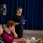 Sveikina kultūrinės veiklos organizatorė V. Girnienė