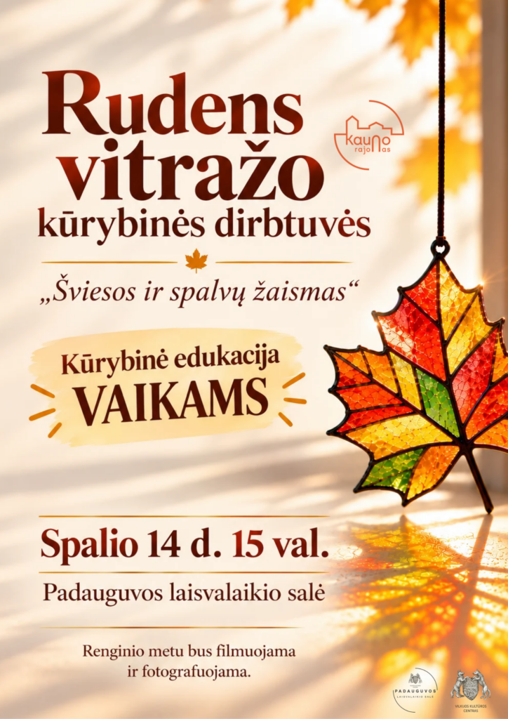 Rudens vitražo edukacija
